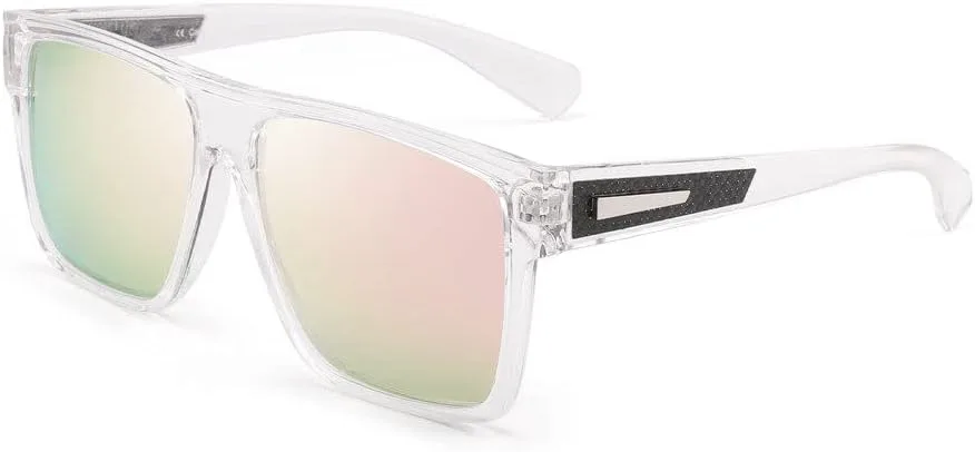 

- Ретро большие квадратные солнцезащитные очки для женщин и мужчин, для вождения, большие солнцезащитные очки для женщин и мужчин, черные MTZJH, One Color