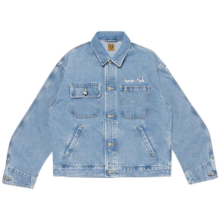 

Куртка Human Made Denim Jacket, индиго