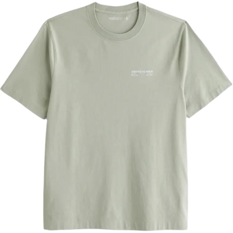 

Abercrombie＆Fitch Футболка Men's Slate Green, Зеленый, Abercrombie＆Fitch Футболка Men's Slate Green