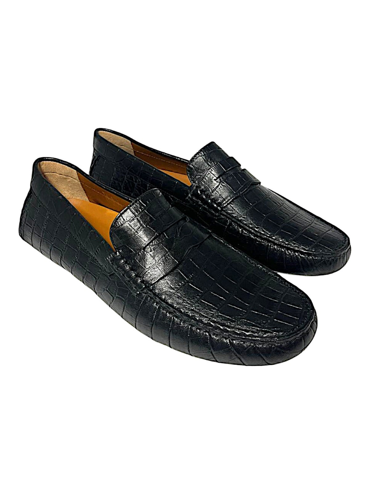 Bally Dreamer 6301195 Мужские черные тисненые кожаные лоферы — фото 4