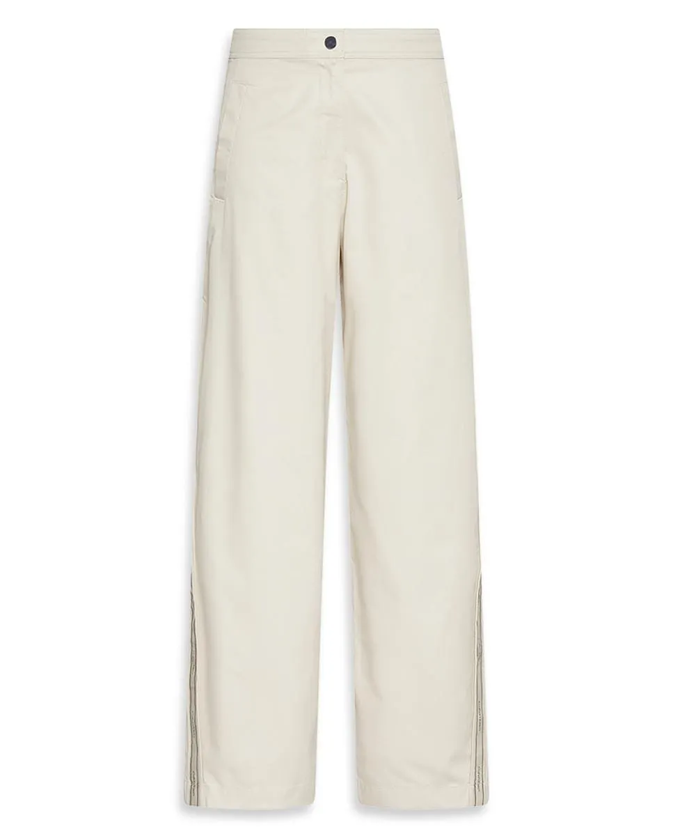 

Женские брюки с логотипом на боку Calvin Klein Jeans, белый