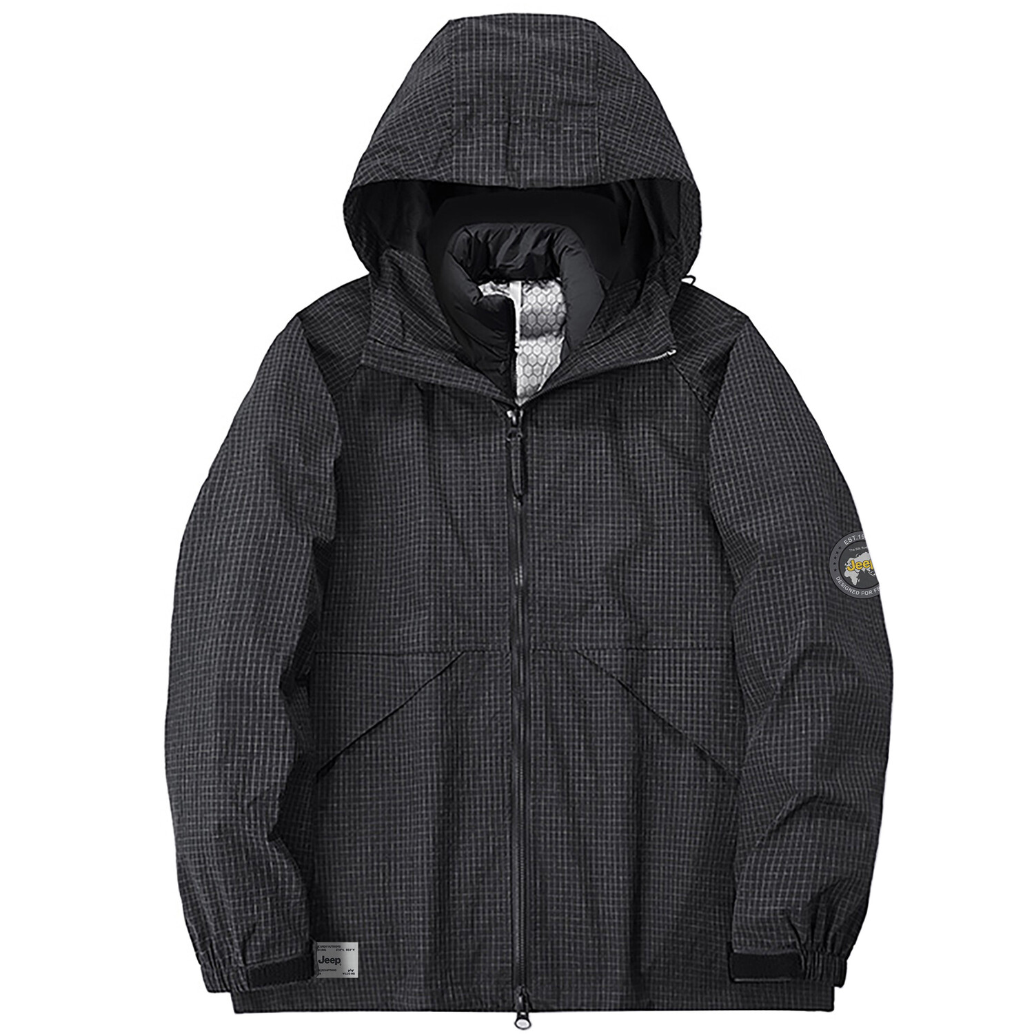 

Куртка унисекс Jeep, цвет Cool Night Black [Cargo Jacket + Polar Grain Vest]