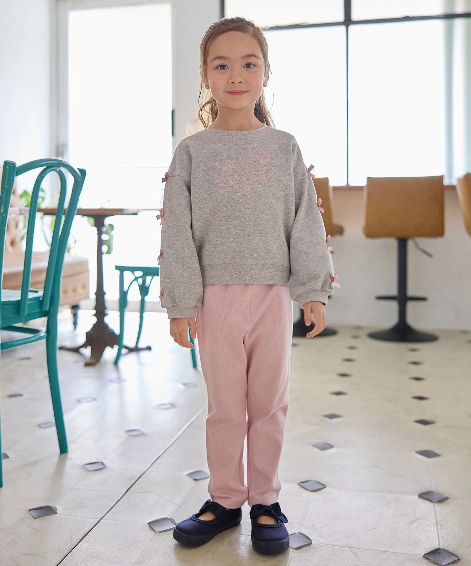 7 Дней в неделю: Кошачьи штаны ANY KIDS, Pink [012] — фото 3