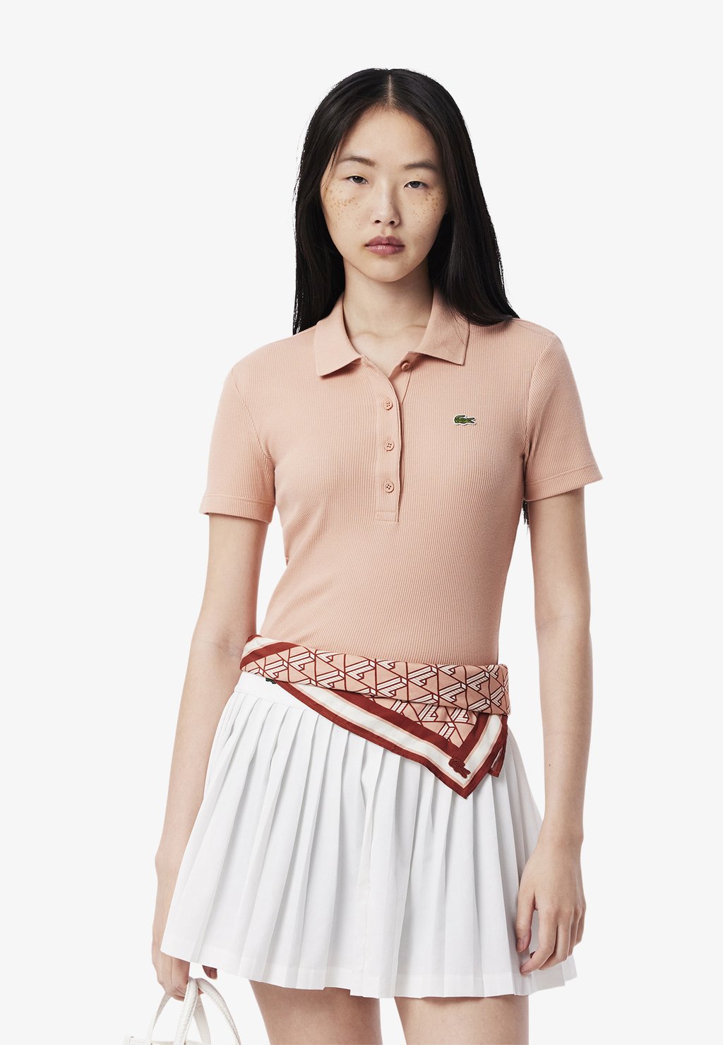 

Поло Lacoste, фуксия