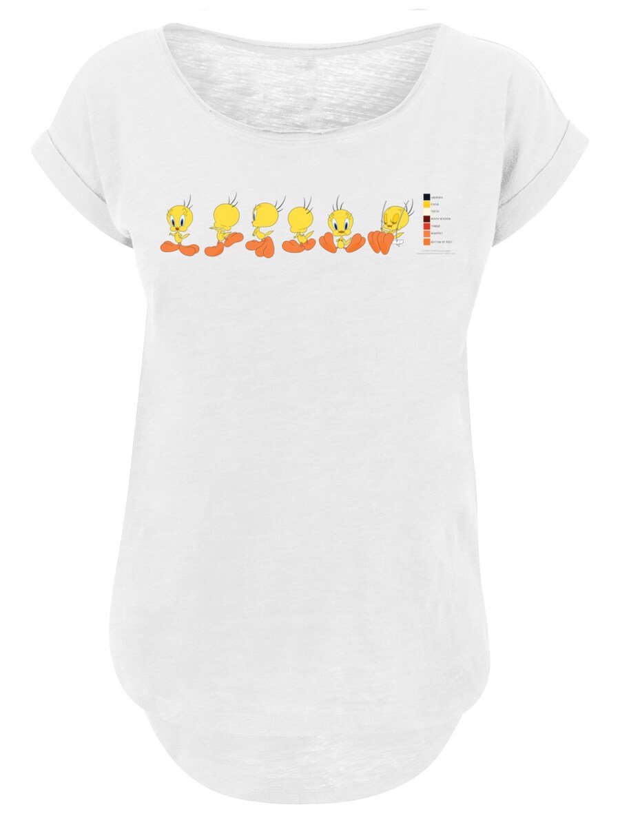 

Футболка F4NT4STIC Looney Tunes Tweety Pie Colour Code-WHT, mottled white