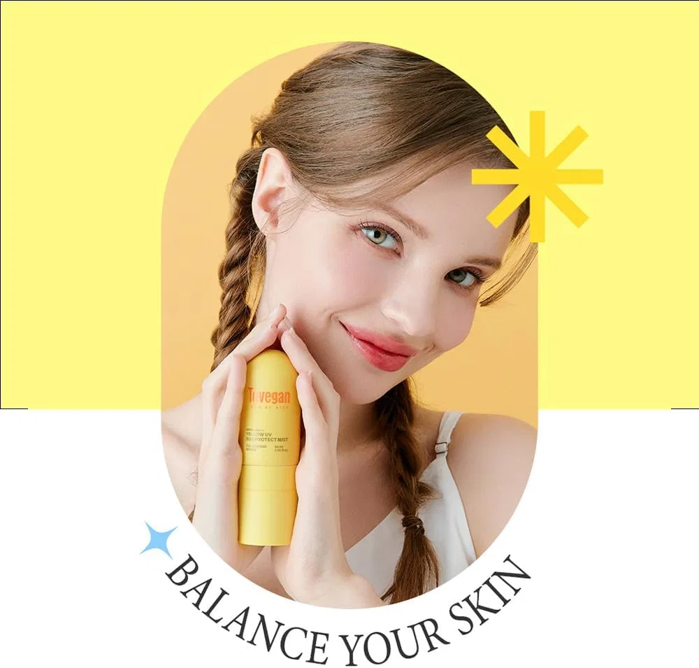 Солнцезащитный спрей Tovegan Yellow Sun Protection Mist SPF50+ PA+++, 60 мл — фото 4