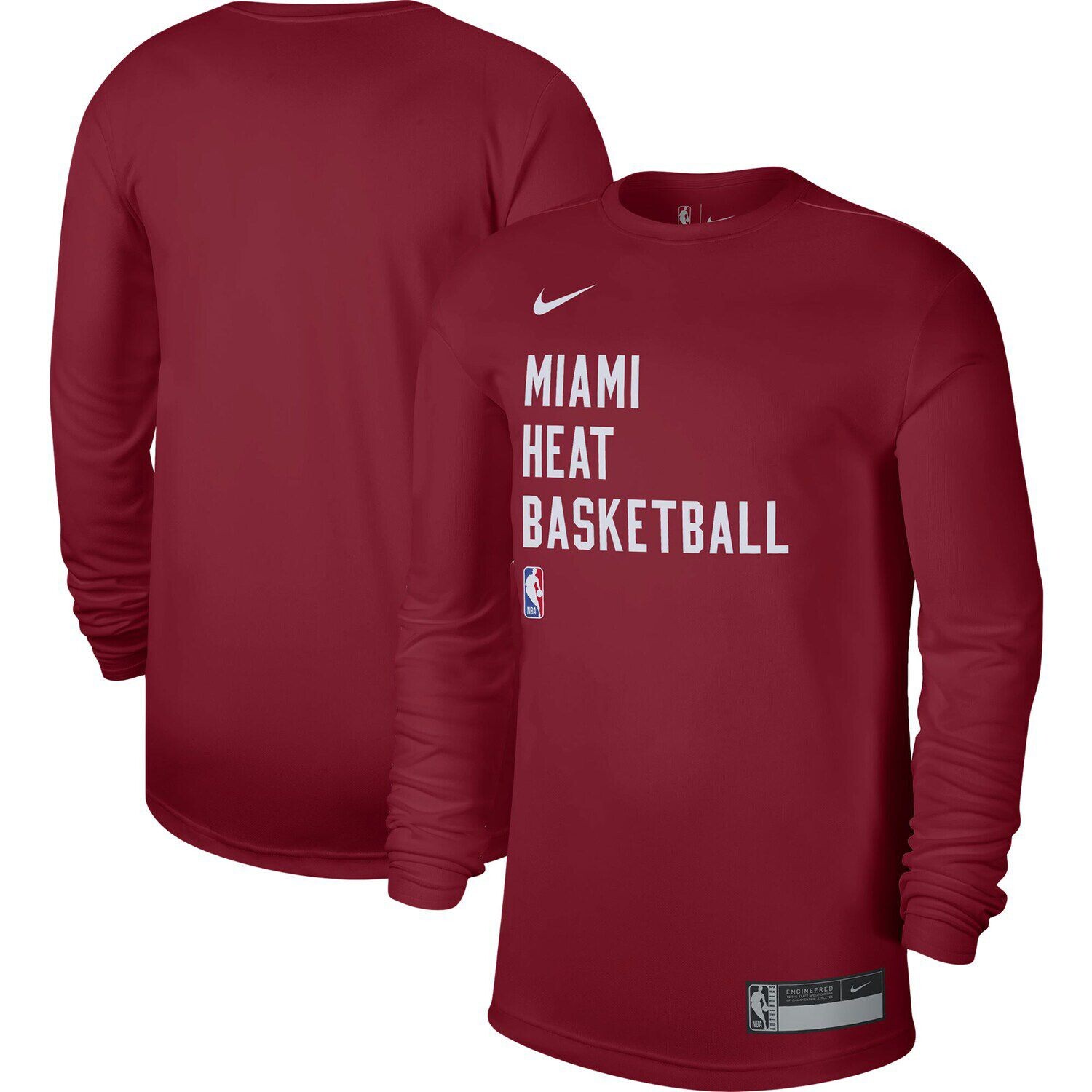 

Красная футболка унисекс с длинными рукавами для тренировок на корте Legend Miami Heat 2023/24 Nike, Красный;коричневый, Красная футболка унисекс с длинными рукавами для тренировок на корте Legend Miami Heat 2023/24 Nike
