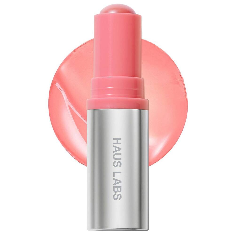 

HAUS LABS BY LADY GAGA Color Fuse Longwear Увлажняющий стеклянный бальзам для губ и румян для щек, цвет Glassy Pomelo