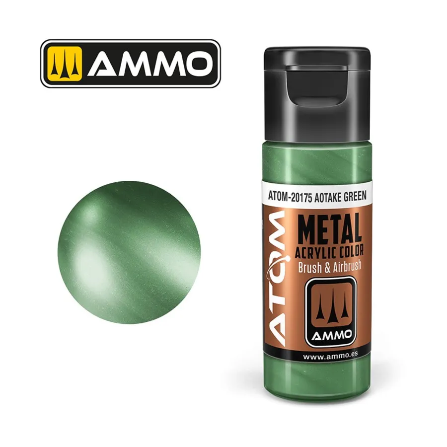 

Металлик — Зеленый Аотаке, ATOM Acrylic Paints