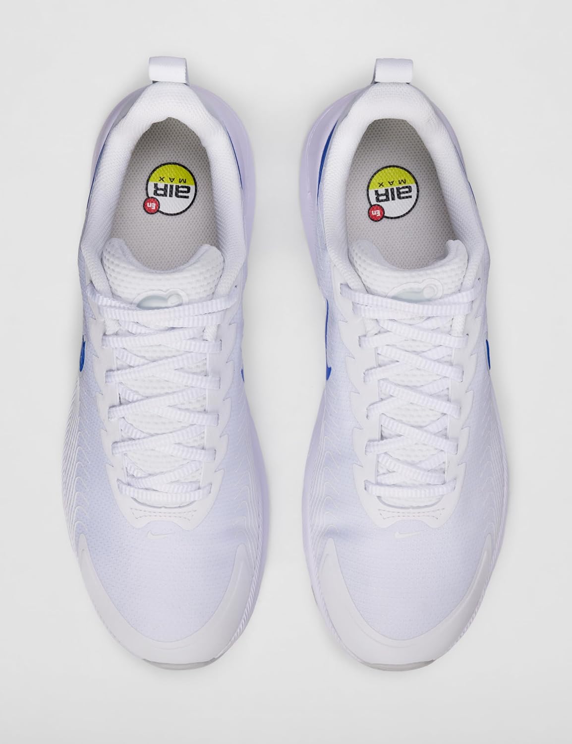 Мужские кроссовки Nike Air Max Nuaxis, белый/черный/синий — фото 4