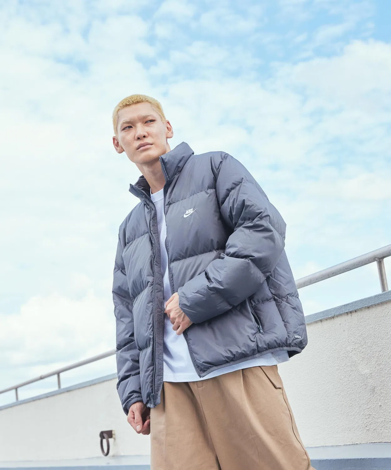 Куртка Nike Sportswear Club Therma-FIT Puffer Iron Grey — фото 2