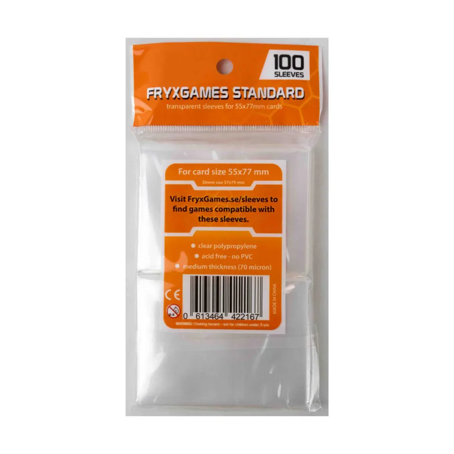 

Стандартные рукава, Card Sleeves (FRYXGames Handelsbolag)