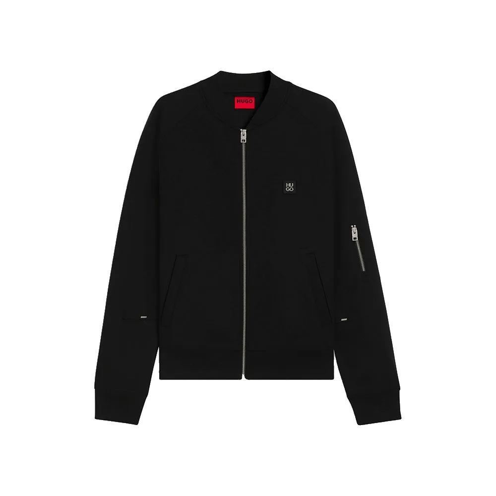 

Толстовка HUGO Dargen 10267272 01 full zip, черный
