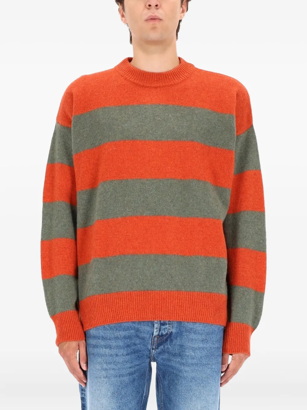 

Полосатый свитер Amish, оранжевый