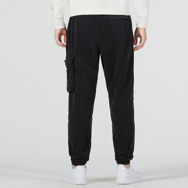 Спортивные штаны Air Jordan Casual Thicken Fleece Lined Bundle Feet Sports Pants Men's Black, черный — фото 4