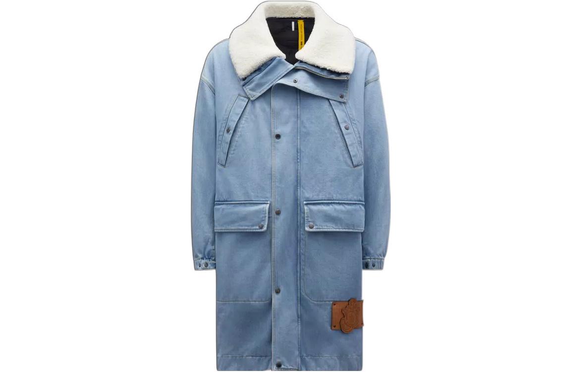 

MONCLER GENIUS Куртка джинсовая мужская синяя, Blue