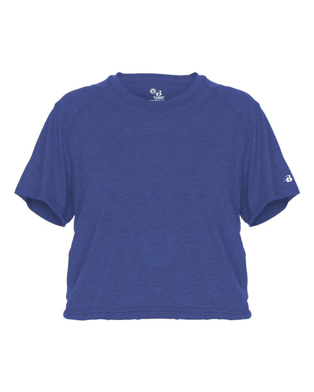 

Женская укороченная футболка Tri-Blend Badger, цвет royal
