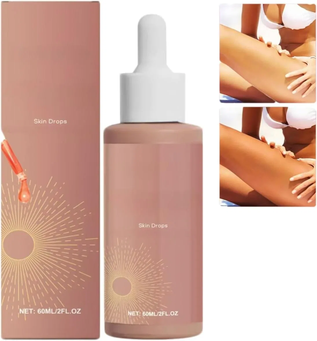 Сыворотка для автозагара Herbal Sunless Tanning Serum, 60 мл Generic