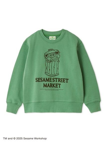Флисовый пуловер Sesame Street Market, GRN[024]