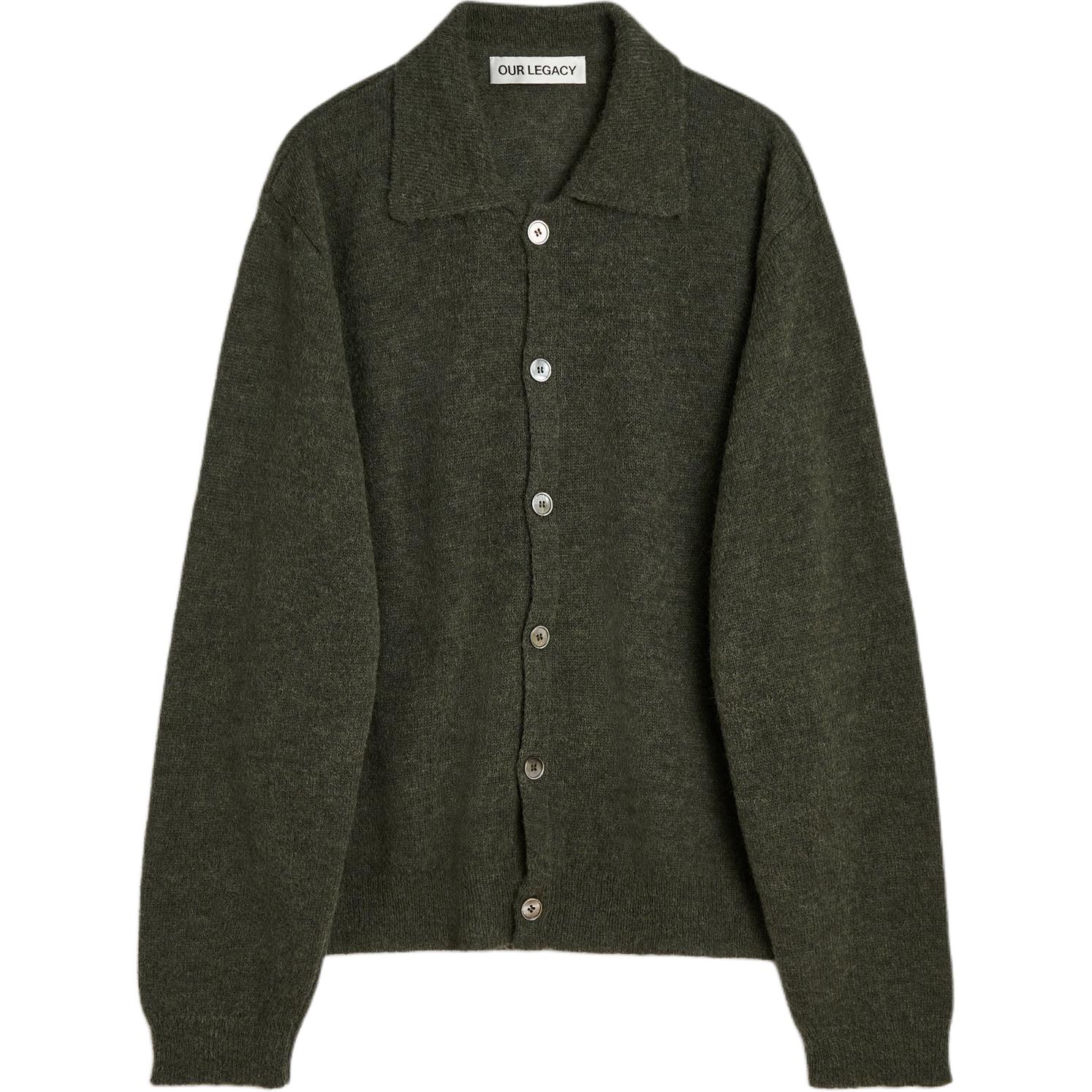 

Кардиган из смесовой альпаки OUR LEGACY, оливковый