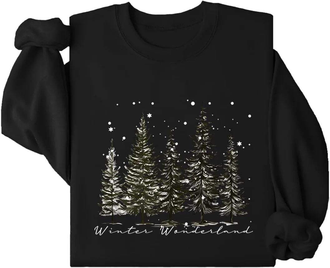 

Толстовка Winter Wonderland с капюшоном Winter Forest JIONOCY