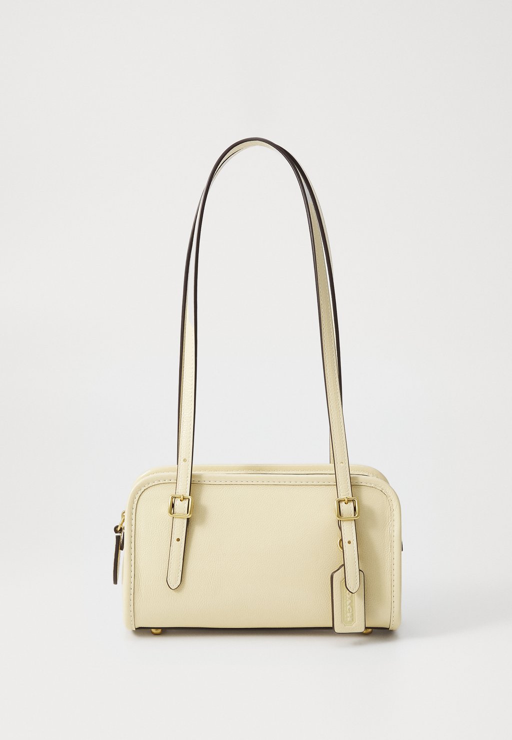 

Сумка THE ORIGINALS CRINKLE PATENT LEATHER SWING ZIP COACH, светло-желтый