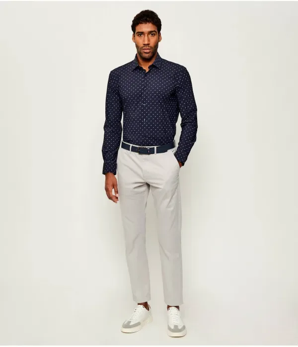 Футболка P-HANK-s-kent-C1 slim fit Boss, темно-синий — фото 2