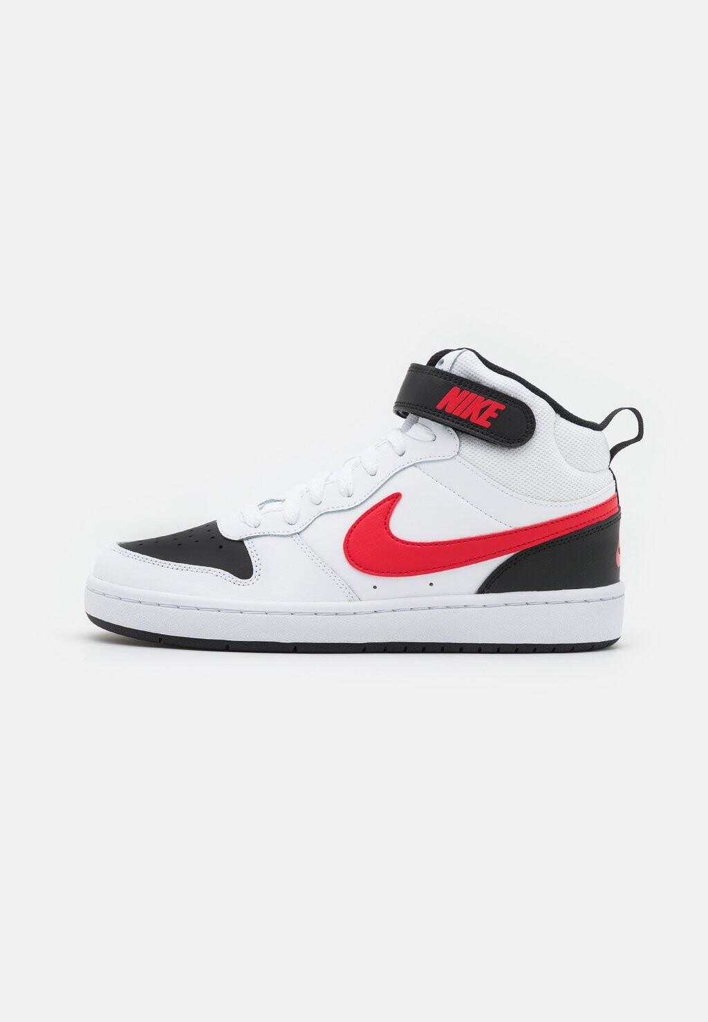 

Высокие кеды Court Borough Mid Unisex Nike, цвет white/universe red/black