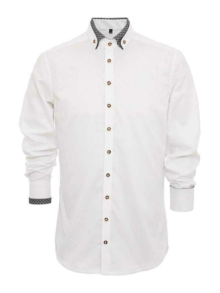 

Gipfelstürmer Рубашка 420004-4249 бело-черного цвета