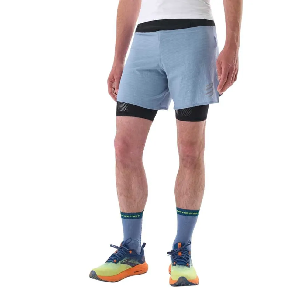 

Шорты Compressport ASHM373, серый