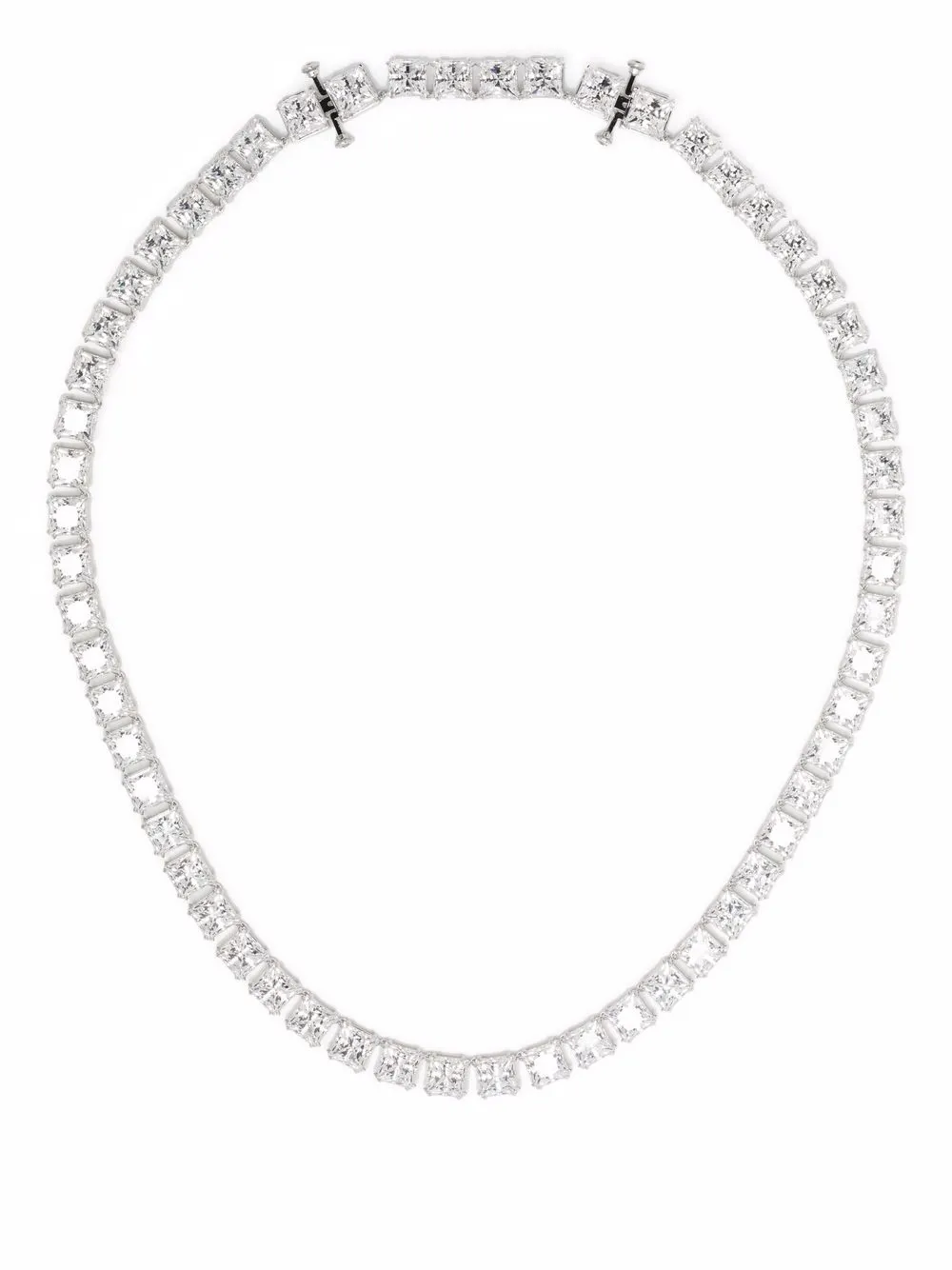 

Колье Matrix Swarovski, серебяный