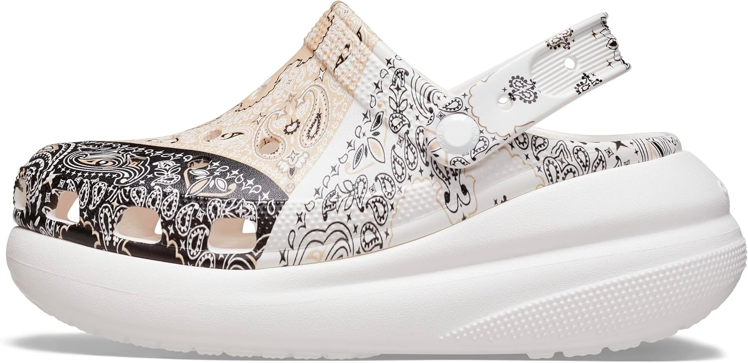 

Сабо для взрослых унисекс Crush Clogs Crocs, Chai/Multi Bandana