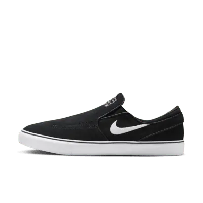 Кроссовки Nike SB Janoski+ Slip Skate Shoes, цвет Black/Black/Black/White