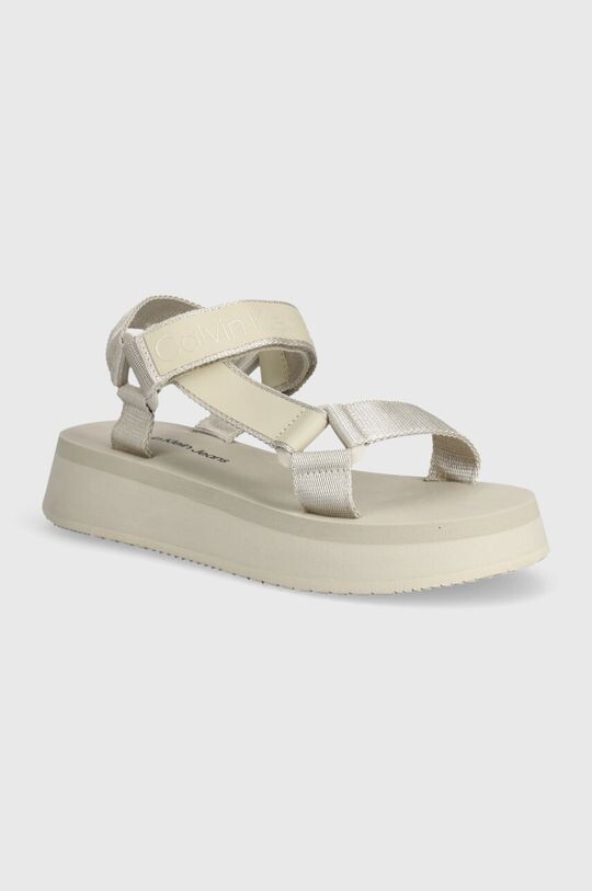 

Сандалии Sandal Velcro Webbing DC Calvin Klein Jeans, бежевый