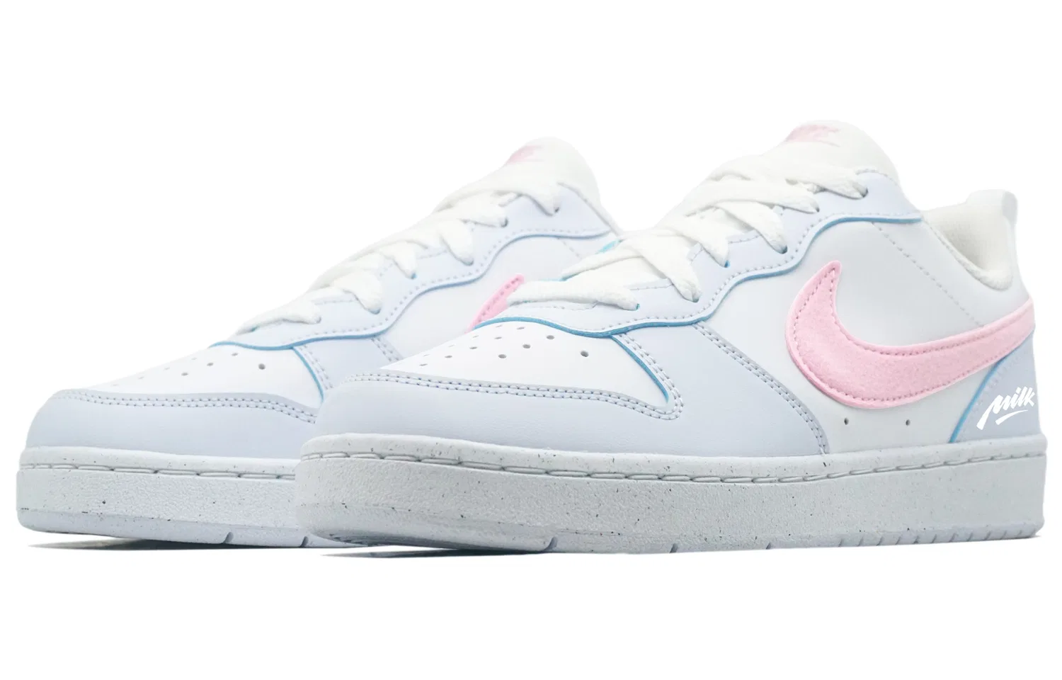 Кроссовки для скейтбординга Court Borough Cloud Milk Foam Low top Blue Pink Nike, Light Blue — фото 4