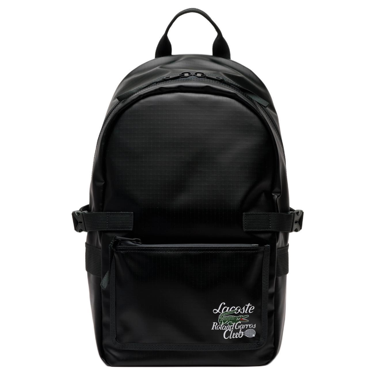 

LACOSTE Маленький зеленый рюкзак для мужчин с полиэстеровым покрытием, Green