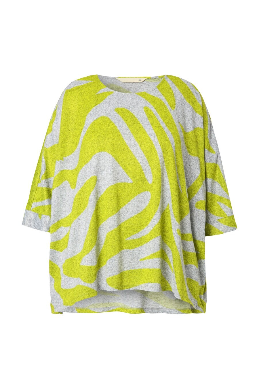 

Тонкий вязаный свитер MIAMODA Sweater, лаймовый