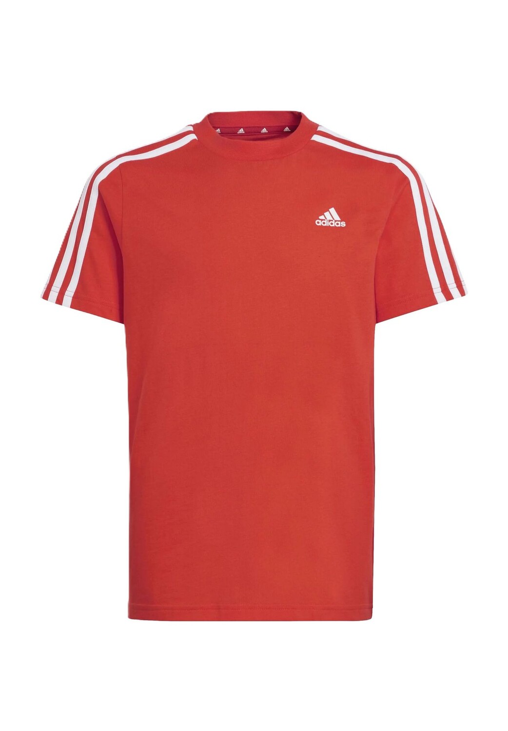 

Футболка Essentials, круглый вырез, детская Adidas, цвет Brired/ White