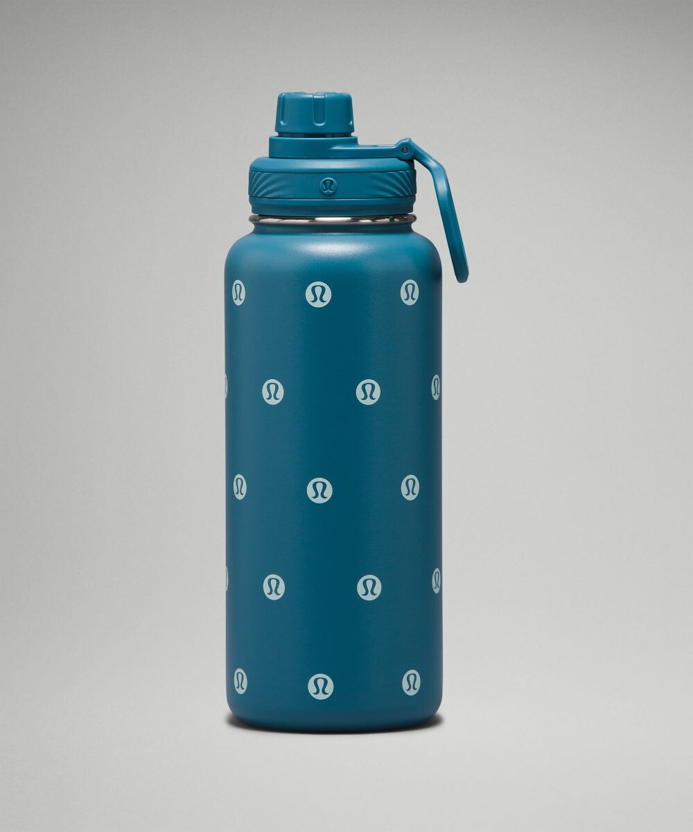 

Спортивная бутылка Back to Life 0,95 л Lululemon, синий