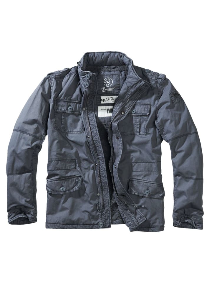 

Зимняя куртка Britannia синего цвета Brandit