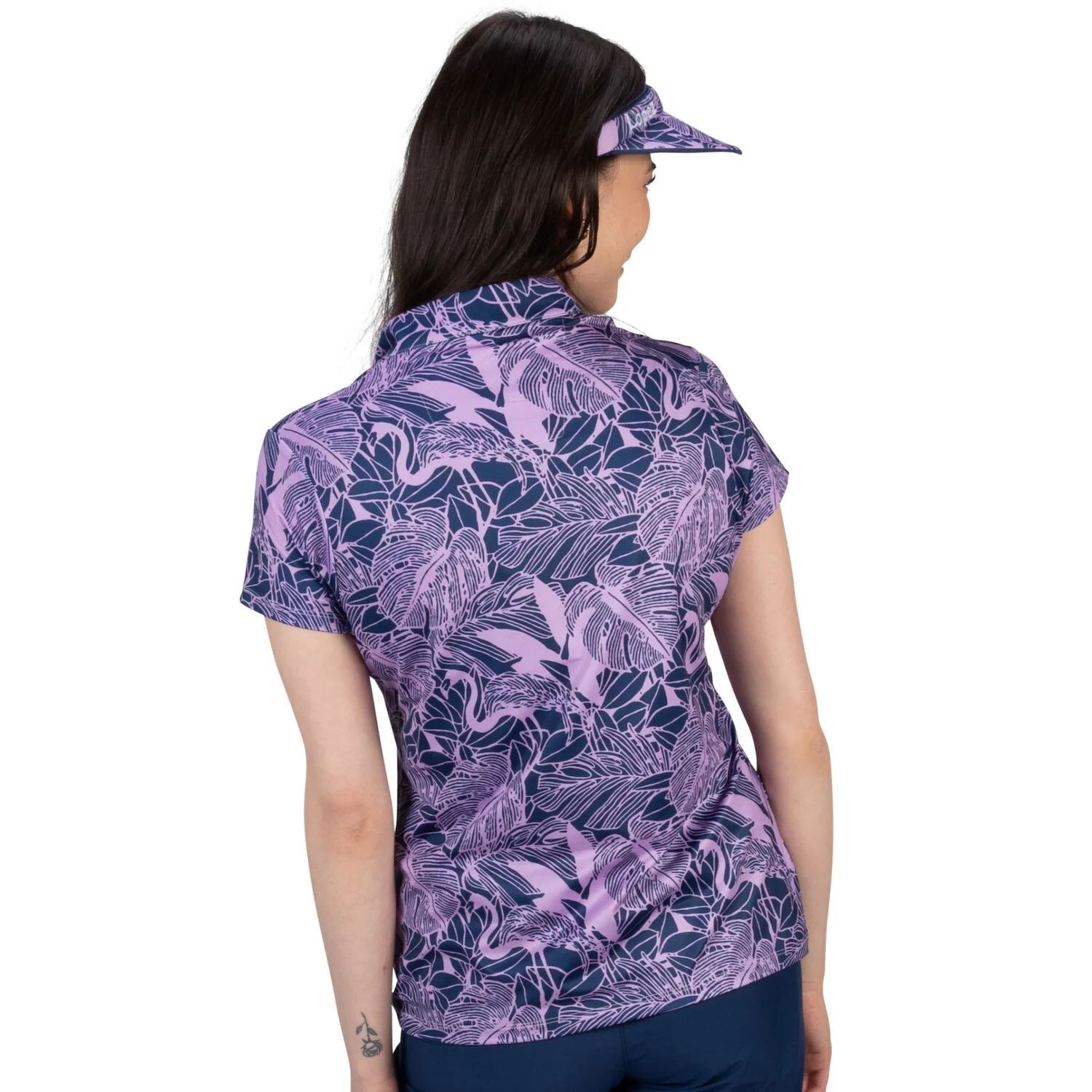

Женский топ с короткими рукавами Nancy Lopez Golf Lush Nancy Lopez Golf
