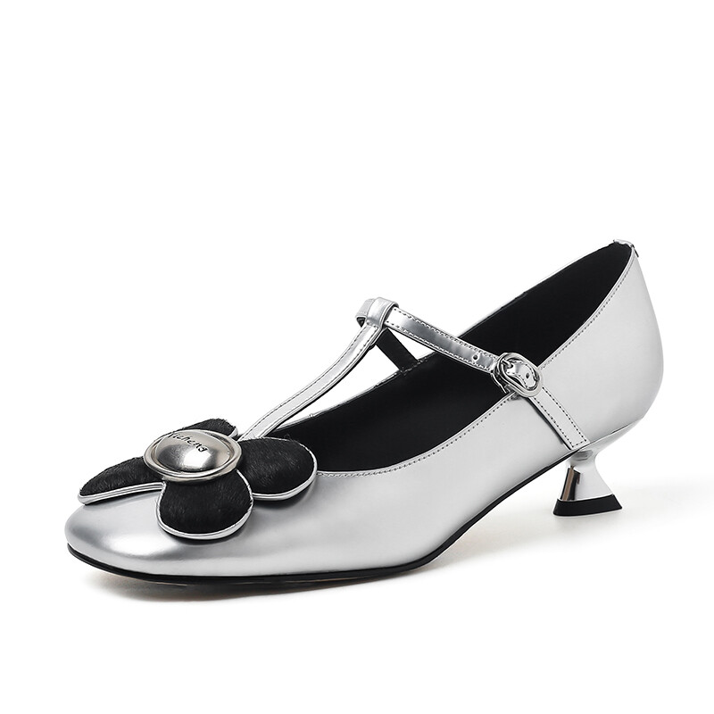 

Туфли AIQINISHA Mary Jane Shoes Women's, серебряный
