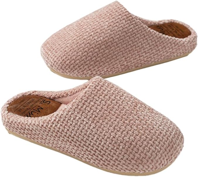 

Мужские и женские пушистые тапочки, теплые зимние тапочки, удобные тихие домашние шлепанцы, сандалии, тапки для дома и улицы Yafirgeer, розовый