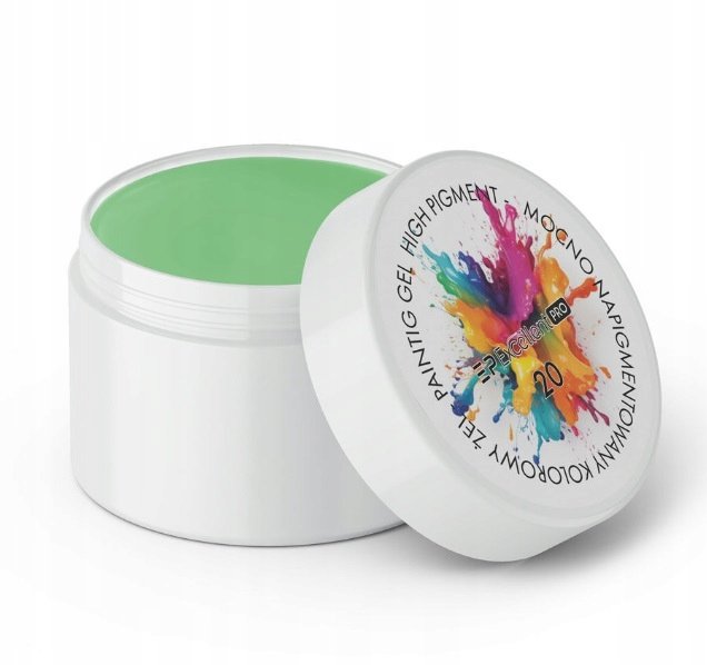

Excellent Painting Gel Пигментированный гель для декора 20 Зеленый 5 мл