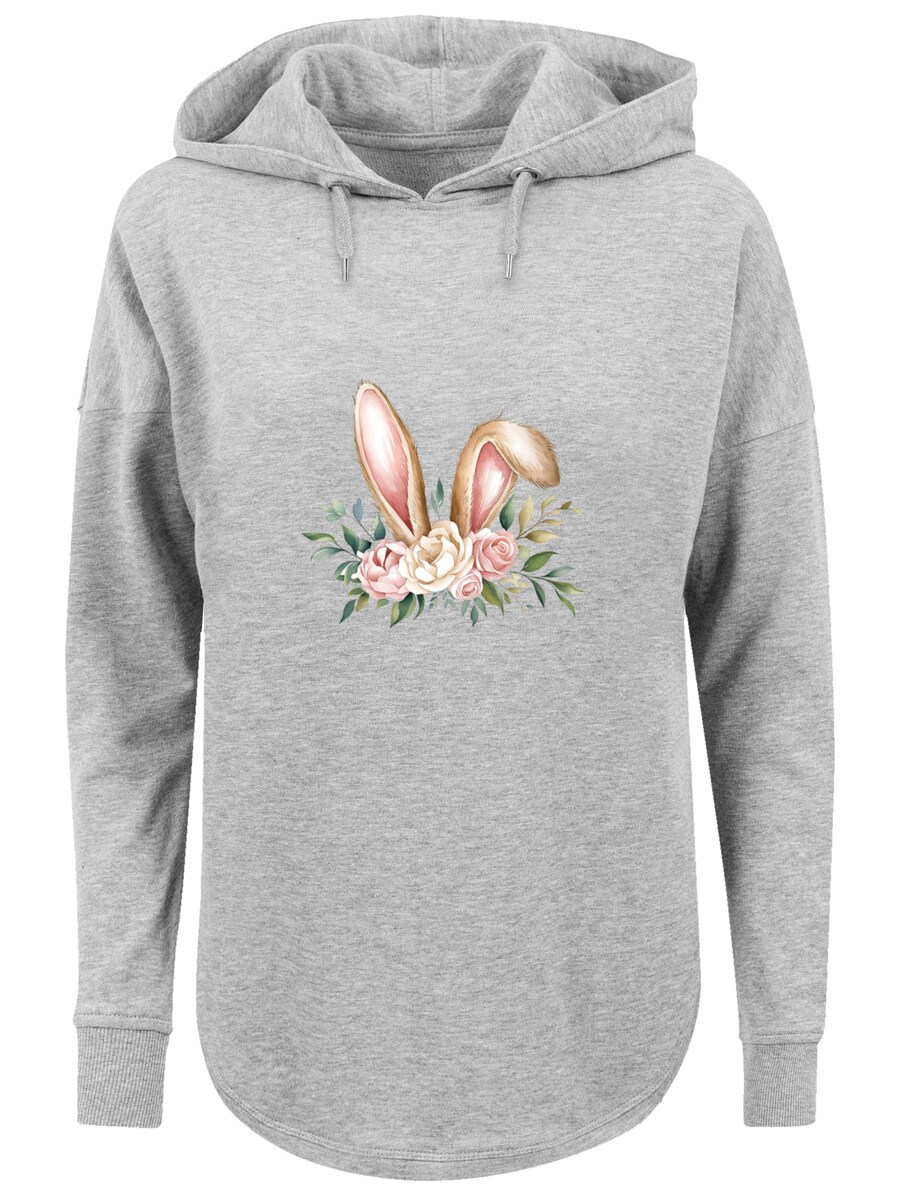 

Толстовка F4NT4STIC Blumen Osterhasen Ohren Dekor, Grey