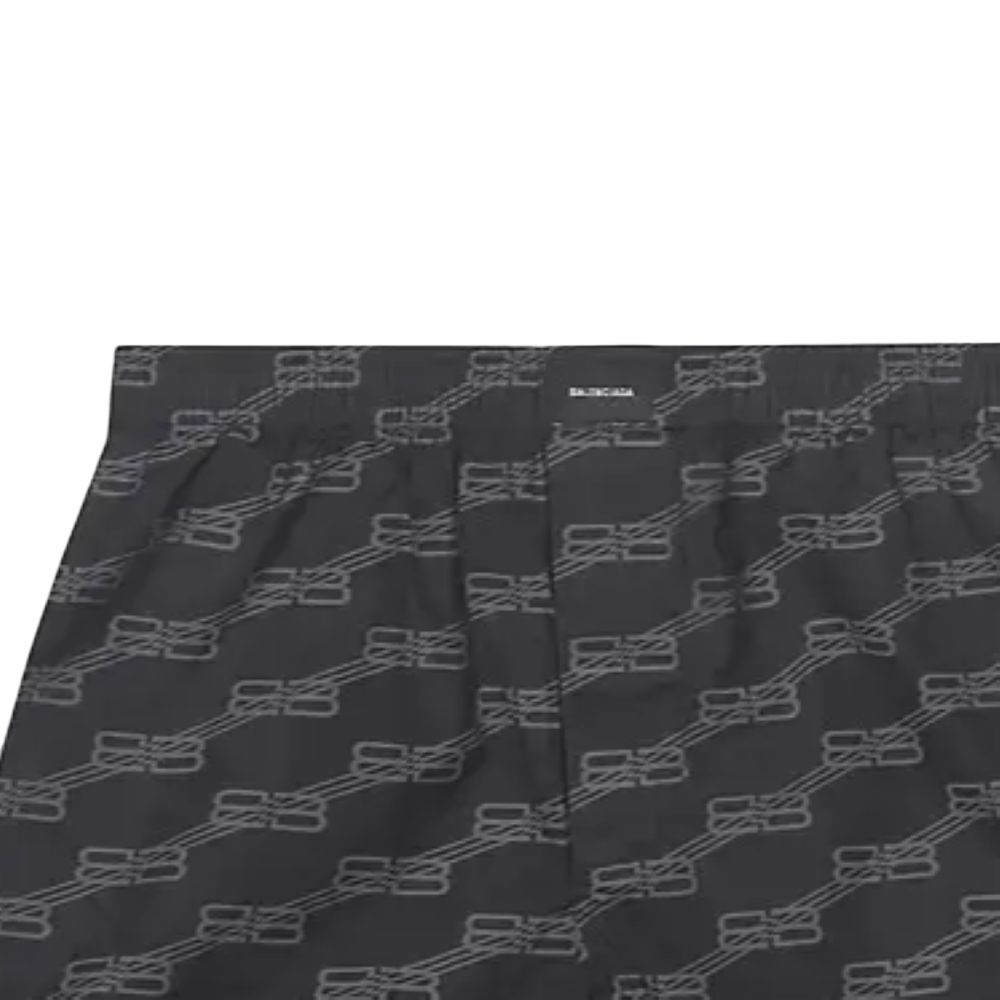 Balenciaga SS25 повседневные шорты Regular Fit женские Black Gray — фото 4