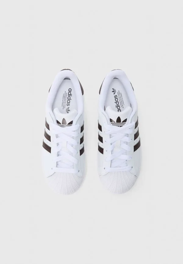 Кроссовки superstar ii унисекс Adidas Originals, White/Aurora Coffee — фото 4