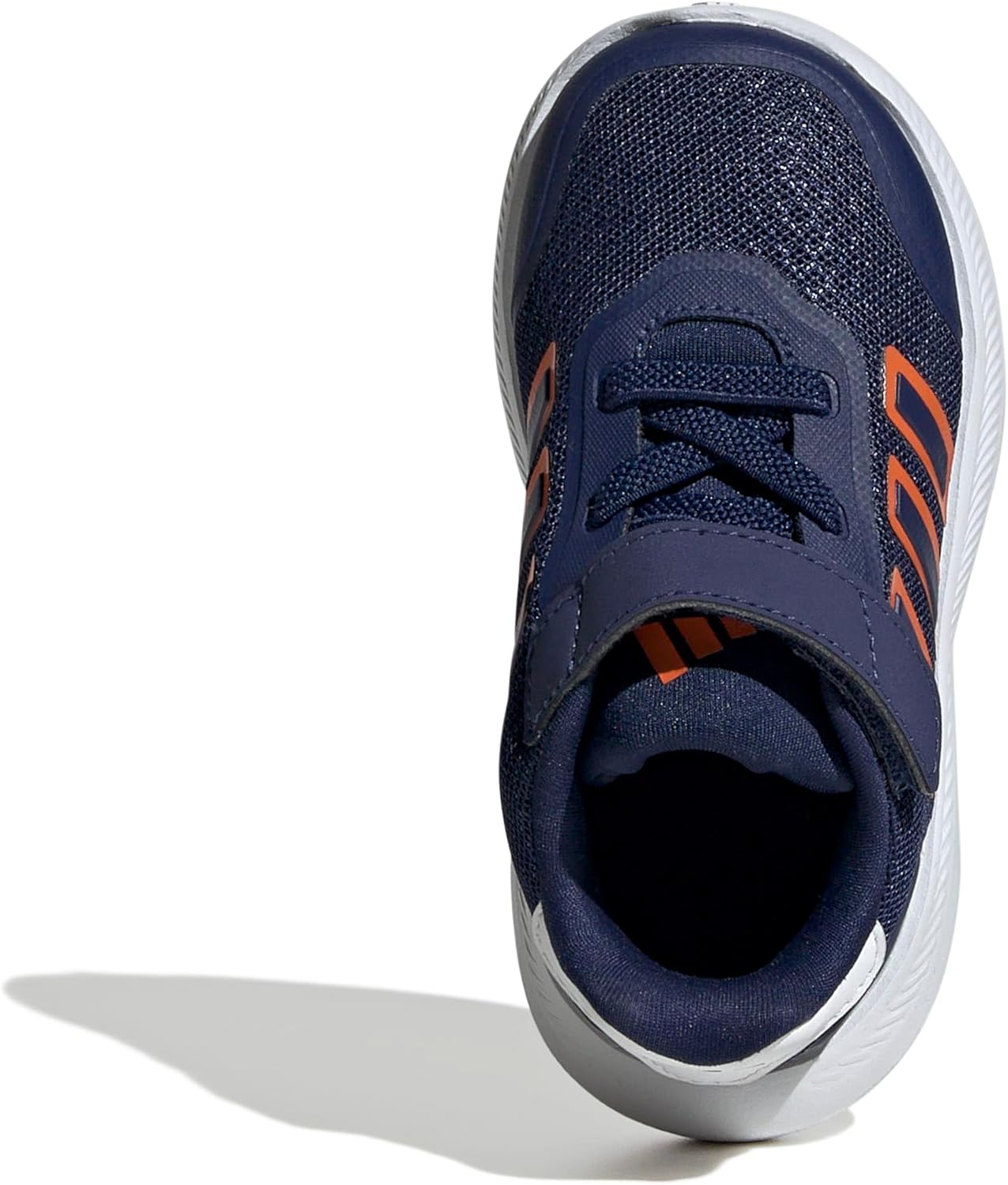 Детские кроссовки Adidas Baby-Girls XPLR Path на эластичных шнурках, белый/синий/оранжевый/темно-синий — фото 2