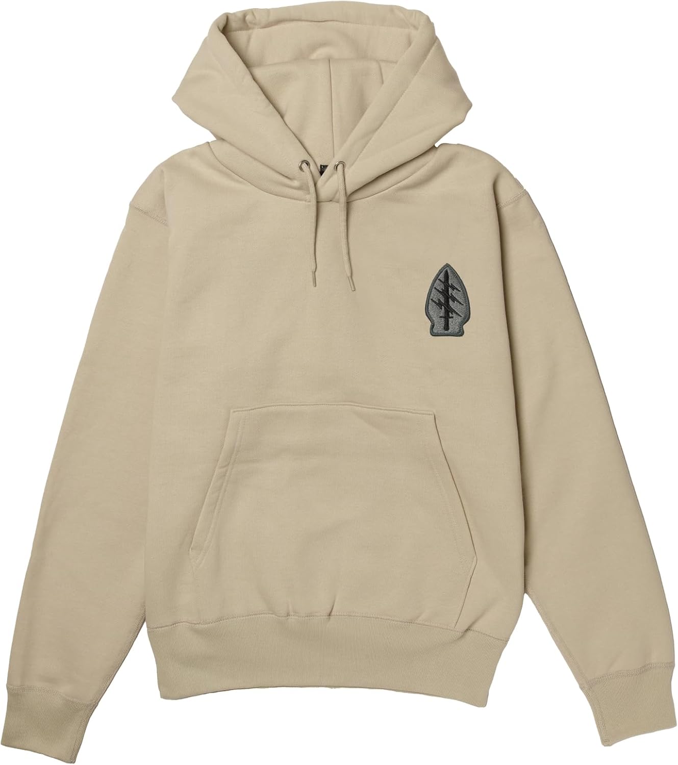 

Толстовка с капюшоном в стиле F, нашивка с гербом армии США, флисовая подкладка, пуловер, цвет: серый (stone) F-Style