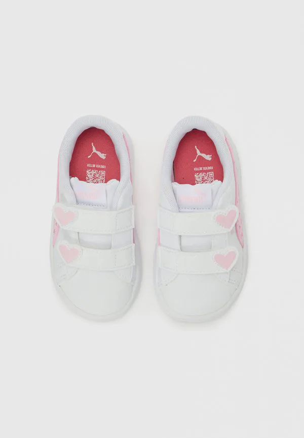 Кроссовки унисекс smash 3.0 Puma, White/Pearl Pink — фото 4